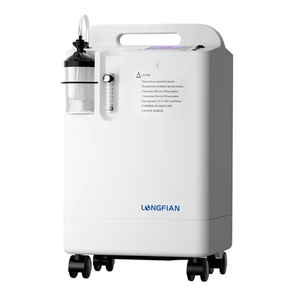 Longfian Home 93 ٪ خلوص PSA پزشکی 5L کنسانتره اکسیژن با کانول بینی